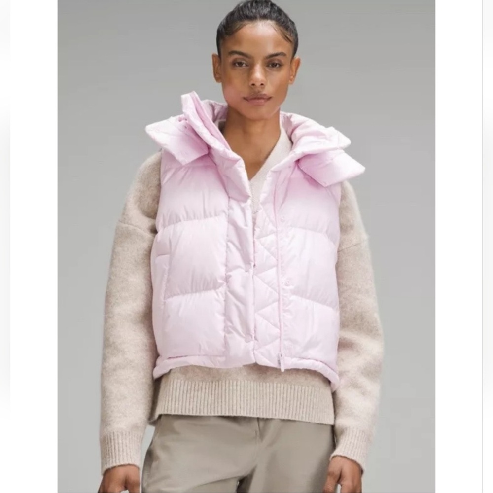 lululemon athletica Light Pink Puffer Jacket